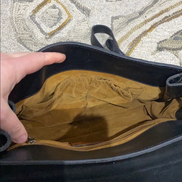 💕Patricia Nash black leather large crossbody bag - Picture 14 of 16